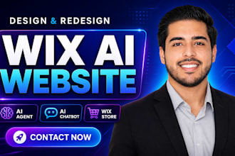 build wix ai website wix ai agent wix chatbot wix store wix business assistance