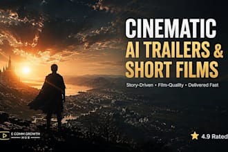 create cinematic ai video ai short film and ai video editing