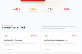 design a modern saas or web app