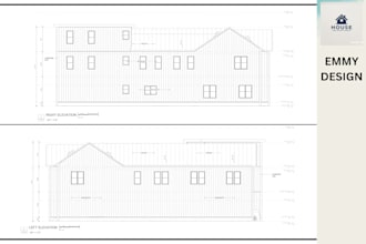 draft  professional 2d architectural floor plans, adu, stamp and landscape