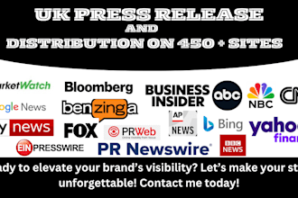 uk press release, UK press release distribution, usa press release PR writing