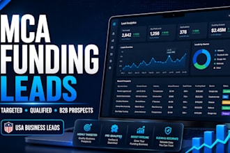 generate targeted mca leads, business funding leads and qualified b2b prospects
