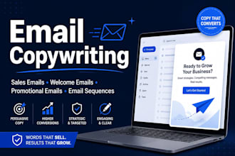 write high converting email sequences for your business