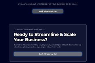 do ghl setup and automation specialist, crm, ai bot creation