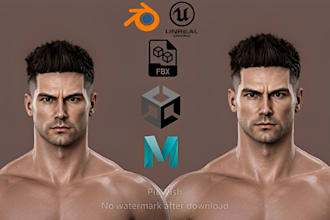 3d realistic character design metahuman character modeling in unreal engine ue5