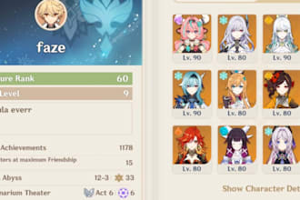 help with genshin abyss and builds
