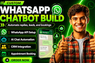 build a whatsapp chatbot using whatsapp business api with ai and crm integration