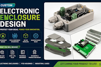 design custom waterproof electronic enclosures and pcb housings