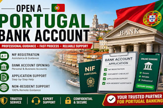 get you a portuguese nif and open your remote portugal bank account