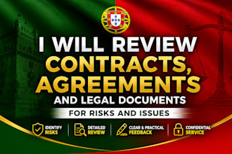review contracts, agreements and legal documents for risks and issues