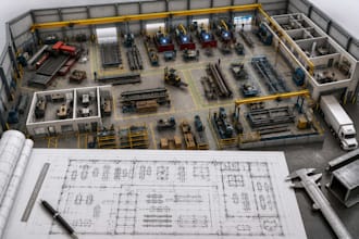 design fabrication facility plans and industrial cad layouts