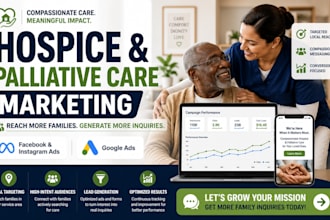 generate hospice and palliative care leads with facebook and google ads