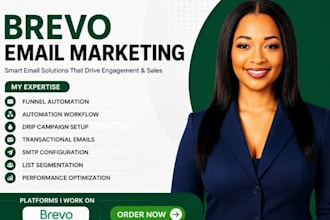 do brevo funnel automation workflow brevo drip campaign transactional email SMTP