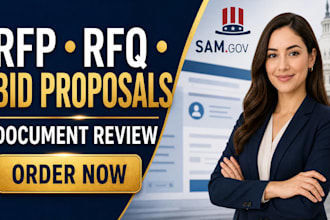 respond to rfp, rfq, bid proposals, government contracts, grant proposal