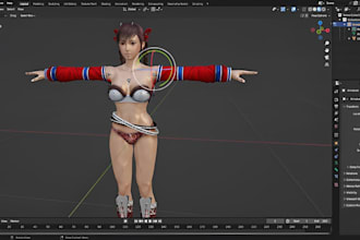 do mmd anime 3d character modeling koikatsu garrys pmx pmd rigging 3d model fix