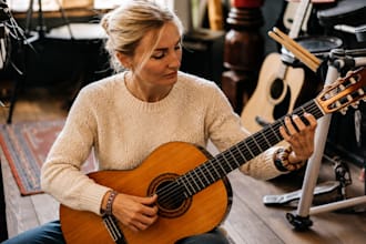 be your female singer songwriter and a producer in english and in french