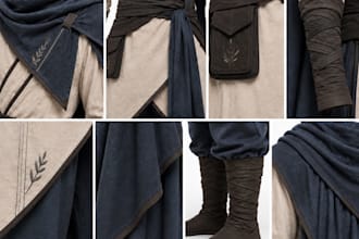 sew custom cosplay costume
