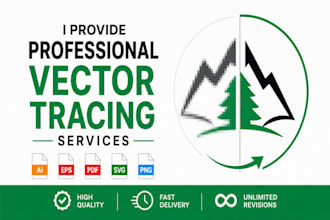 provide professional logo vector tracing services