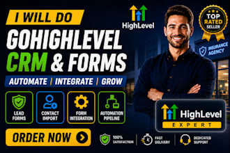 do gohighlevel custom lead form contact importation form integration pipeline