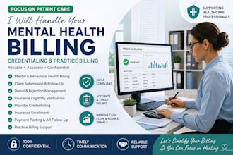 be your expert mental health billing credentialing and billing specialist