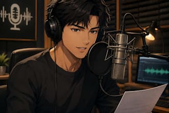 be your deep male voice actor for audiobooks, erotic audio asmr narration voice