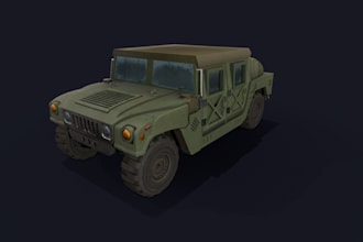 retopo military vehicle,game asset,uv mapping,3d wheel,car render,zmodele