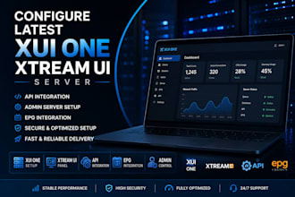 coonfigure latest xui one, xtream ui server, API integration, admin server, epg