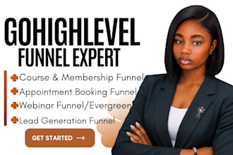 gohighlevel funnel builder, gohighlevel webinar funnel, ghl membership funnel