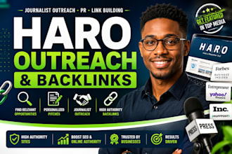 do haro outreach and secure high authority backlinks