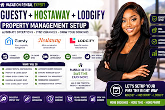 setup and optimize guesty hostaway lodgify vacation rental property management