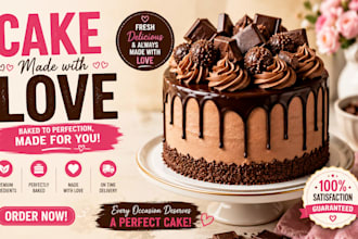 create stunning custom cake designs for birthdays, weddings and event