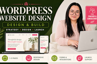 design a strategic wordpress website for your coaching business