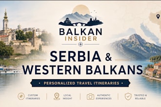 create a personalized serbia and western balkans travel itinerary