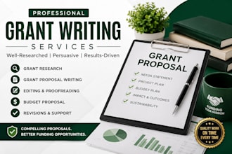 do grant proposals, grant applications and grant research