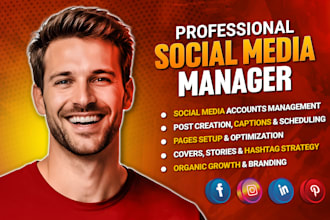 be your social media manager and content creator