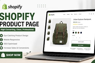 build a professional pagepilot ai shopify store or high converting product page