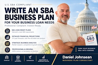 write an sba business plan for your business loan needs