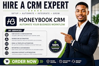 setup honeybook crm automate your business workflow