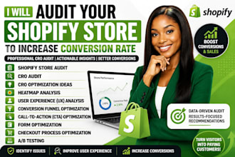 audit cro shopify store to increase conversion rate