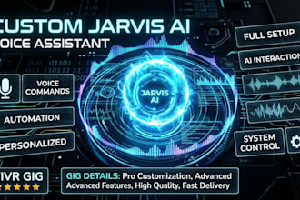 build a custom jarvis ai voice desktop personal assistant automation chat jarvis