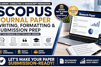 assist with scopus journal paper writing formatting and submission prep