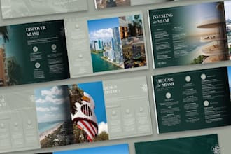 design residential property presentation booklet for realtor and property agents