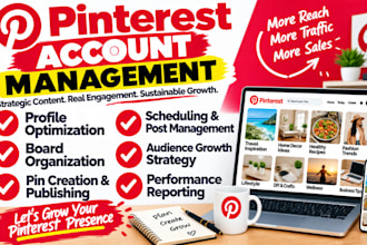 manage your pinterest account and create a strategic content plan