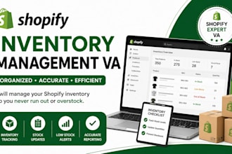 be your shopify inventory management virtual assistant