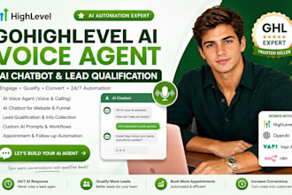 build gohighlevel ai voice agent for lead qualification and ai chatbot