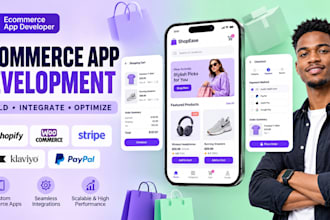 develop ecommerce apps with shopify, woocommerce, stripe and klaviyo API