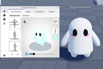 create a professional roblox ugc bundle and 3d character