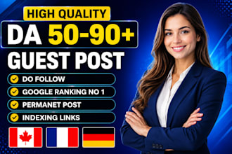 do canada guest post with dofollow seo backlinks on high da50 canadian blog