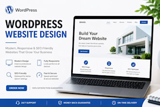 create landing page using wordpress