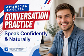 be your american english conversation partner and tutor